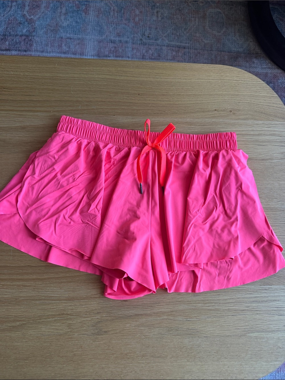 Girls' Hot Pink Elastic-Waist Active Skort Shorts